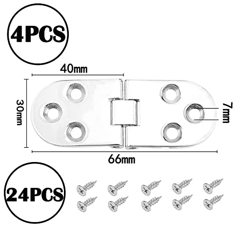 4 Pcs Armadio Cerniere per Tavolo
