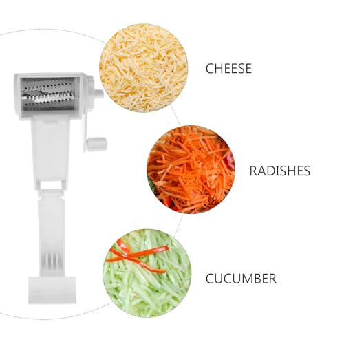 Rallador giratorio manual de acero inoxidable para queso miniatura 3