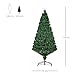 HOMCOM Árbol de Navidad 150cm Artificial Árboles de Abeto con Soporte Fibra...