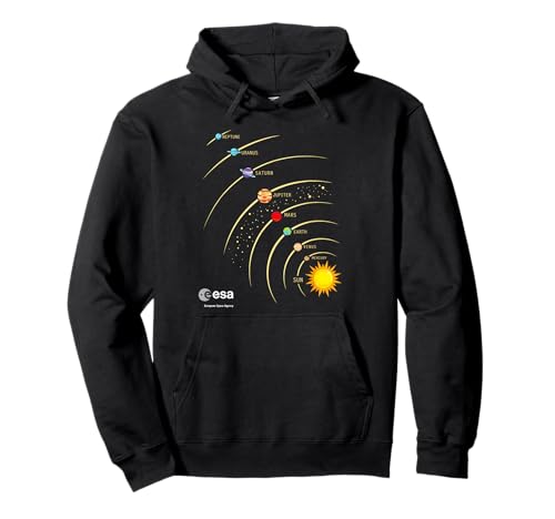ESA Sonnensystem Planeten Sonne Umlaufbahn Pullover Hoodie