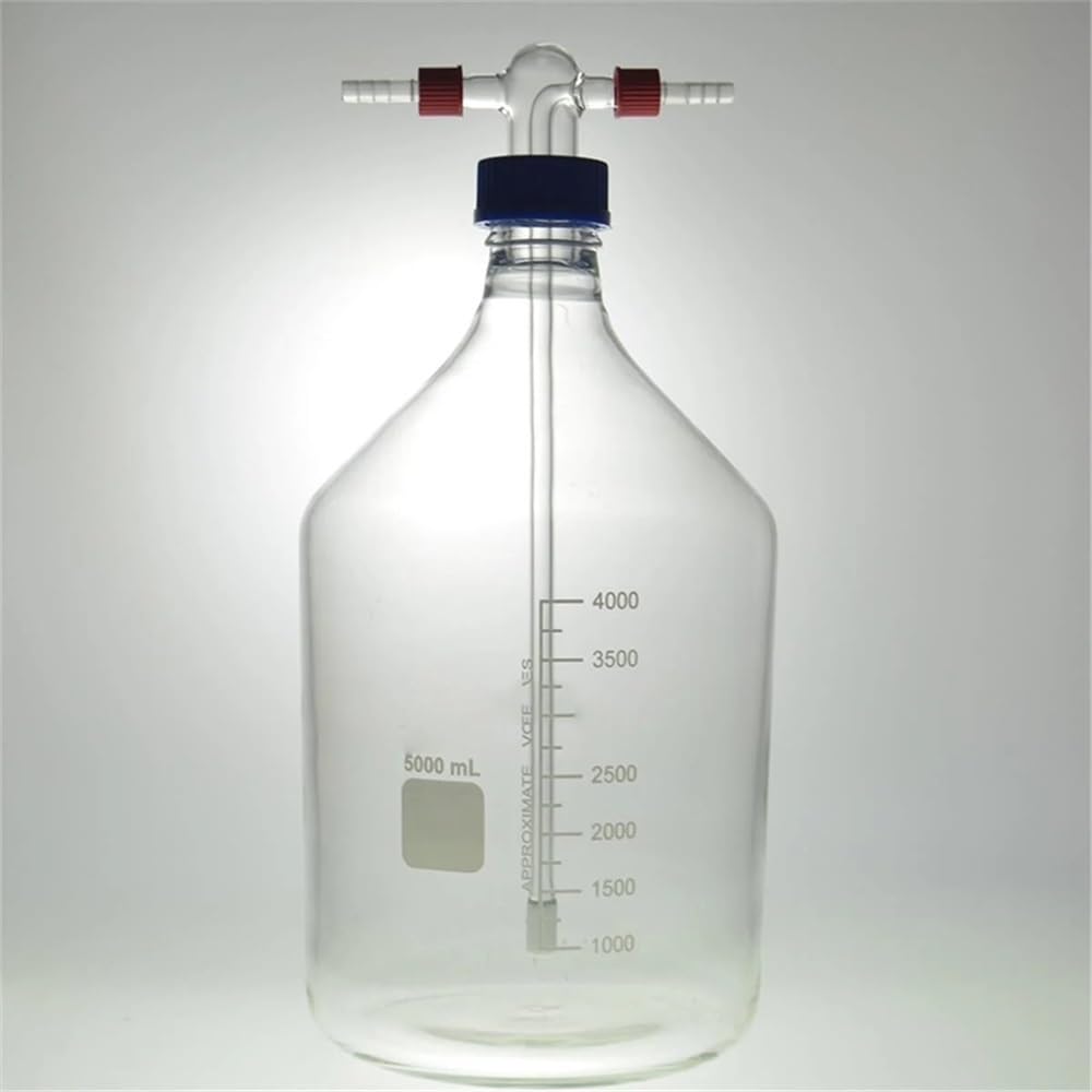 Frascos de laboratorio con conectores de manguera extraíbles que terminan con el G2 sinterizado(500ml)