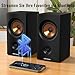 BESTISAN Aktive Regallautsprecher mit Bluetooth- und RCA-Eingang | HiFi-Klang für PC, Desktop, Gaming | Kompakte Holz-Lautsprecher, 7,6 cm (3 Zoll)