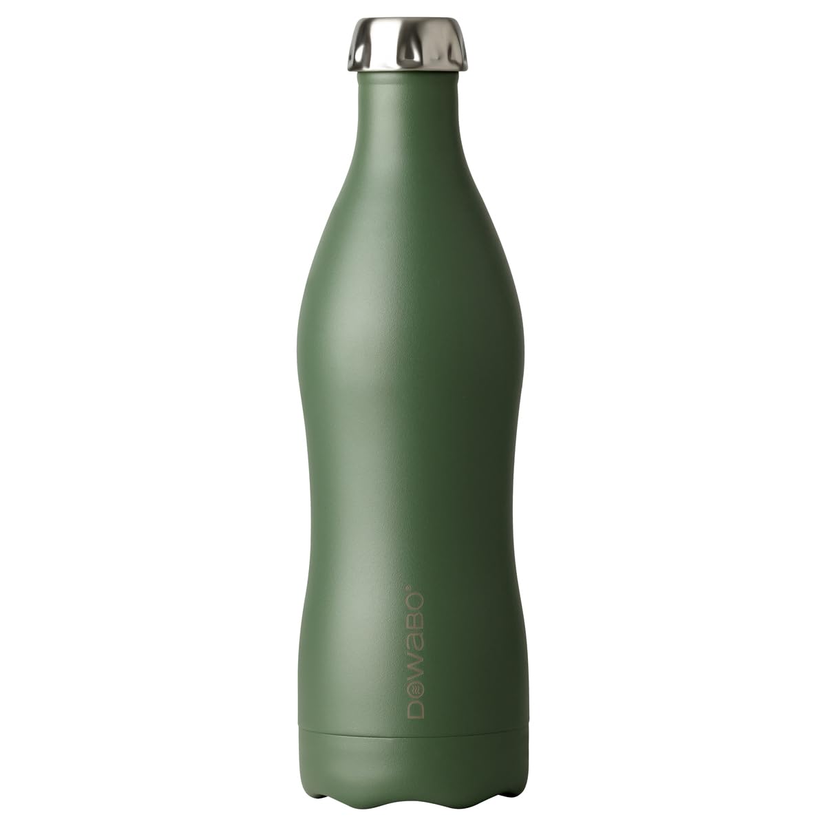 Dowabo Edelstahl Isolierflasche, Olive 750 ml