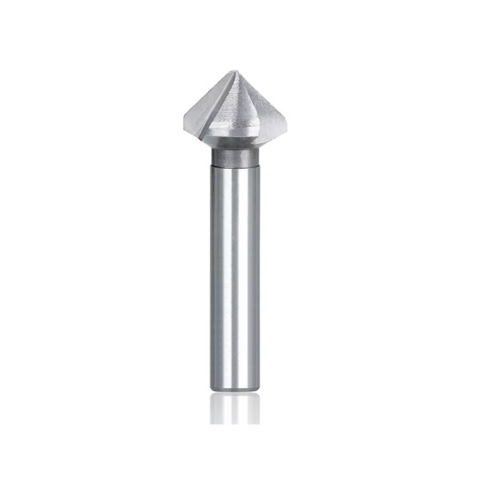 3 Flet Contropiede do wiercenia 90 stopni HSS szybkobieżny frez metalowy frez o dużej prędkości, 6,3 mm