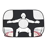 FYOBOT Portería de Fútbol para Niños, Portátil, Plegable, 2 en 1, Estante para Tenis y Fútbol, Estante para Pelotas de Entrenamiento Multifuncional
