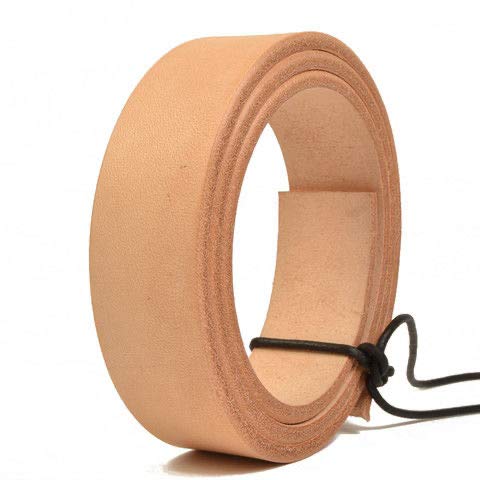 Striscia Pelle Bovina Conciata Al Vegetale - Beige Per Progetti Fai Da Te - Foto 3