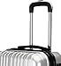 Utopia Home 20-Inch ABS Lightweight Carry - On Spinner Luggage - Silver