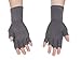 Gravity Threads Unisex Warm Half Finger Stretchy Knit Fingerless Gloves, Grey