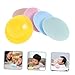 OHPHCALL 5pcs Non-Slip Silicone Suction Cups Double-Sided Tableware Fixing Pads for Plate Bowl Anti-Slip Mat for Utensils Portable and Easy Cleaning
