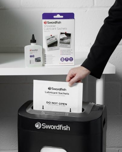 Swordfish Shredder Oil Lubrication Bottle 240ml - Suitable for all Paper Shredders ref 40069