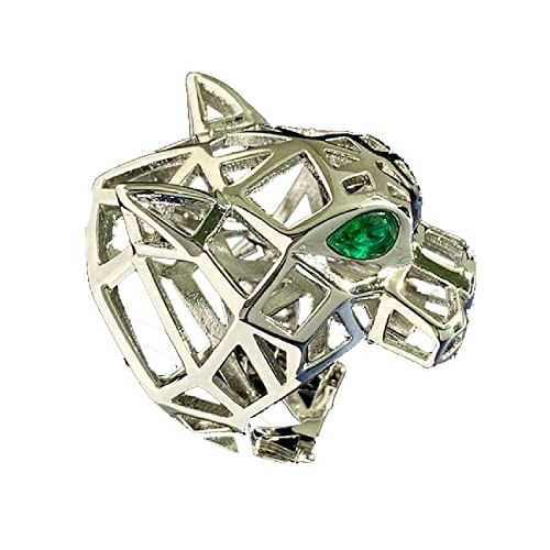 Bague panthère yeux verts : finis les bijoux ternes et lourds