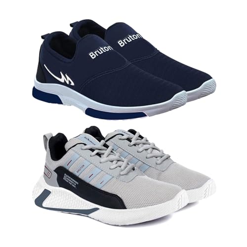 BRUTON Sports Running Shoes Sneakers Lace-up Shoes for Men's