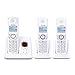 ALCATEL F530 Voice Trio - Telefono fisso cordless DECT con segreteria - Grande display - Vivavoce - Funzione blocco chiamate - 2 tasti di memoria diretta - 3 portatili - Bianco/Grigio immagine