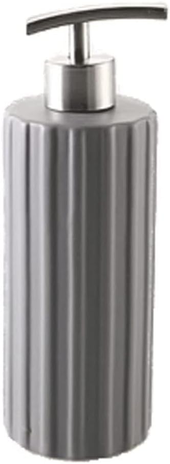 Large Capacity Hand Ceramic Soap Dispenser with Removable Pump Soap Bottle Bathroom Lotion Bottle 3.5oz/400ml Soap Pump Liquid Dispensers Lotion Bottle (A)