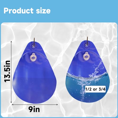Pesos para Cubiertas de Piscina con Ganchos 16 Unidades miniatura 2