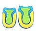 HEALLILY 2 Paires de Tasses en Gel pour Talons Coussinets en Silicone Coussin Semelle Inserts de Fasciite Plantaire pour Éperons Osseux Plaies de Pieds Meurtris Gels Traitement Taille L