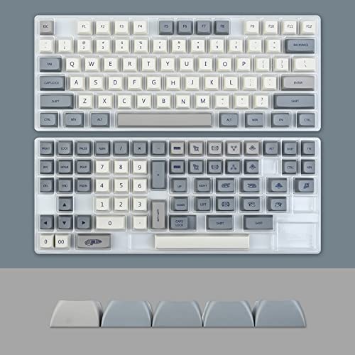 Image of Guffercty kred XDA Profile Keycaps 137 PBT Key Retro Cap Cover Set Dye Sublimation for Cherry Mx Switch Mechanical Keyboard (XDA /Enlightenment)