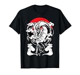 Japonés Dragón Tradición Asiático Tokio Dragón Kanji Japón Camiseta
