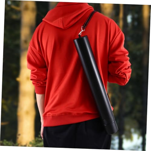 Carcaj telescópico de plástico negro, accesorio extensible para flechas 7