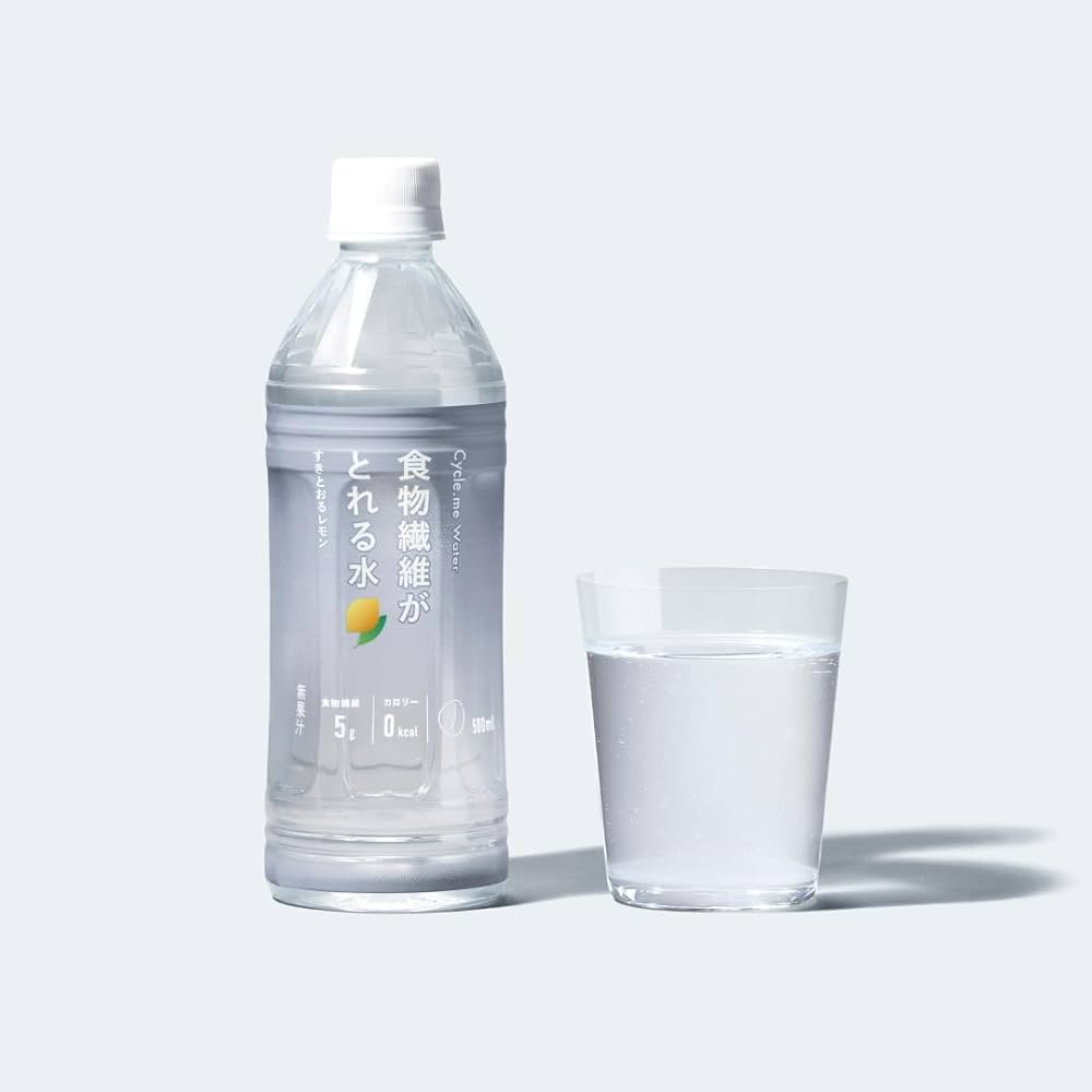 食物繊維がとれる水／レモンの味 Amazon.co.jp: Cycle.me サイクルミー 食物繊維がとれる水 500ml