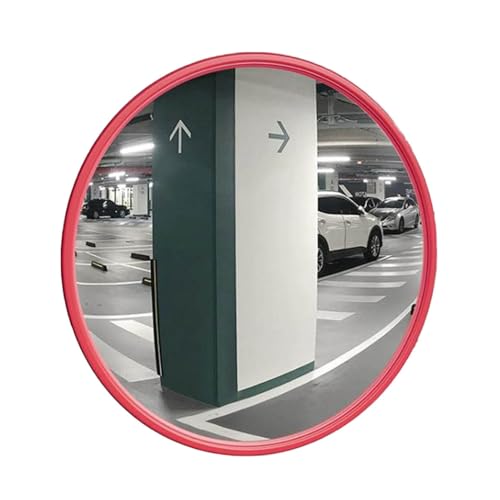 Espejo convexo de seguridad de 60cm para estacionamientos residenciales y salidas ciegas