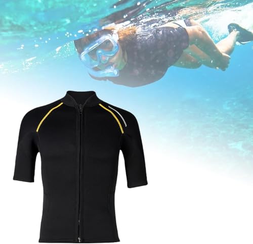 Camiseta de neopreno para hombre Duiaynke para buceo y deportes acuáticos, con cierre frontal, 1.5mm miniatura 6