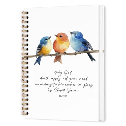 Carnet à spirale d'oiseaux 681YZ pour le bureau et fournitures scolaires