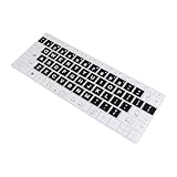 Housse de protection pour clavier : fabriquée dans un matériau durable et résistant, protection en silicone pour clavier