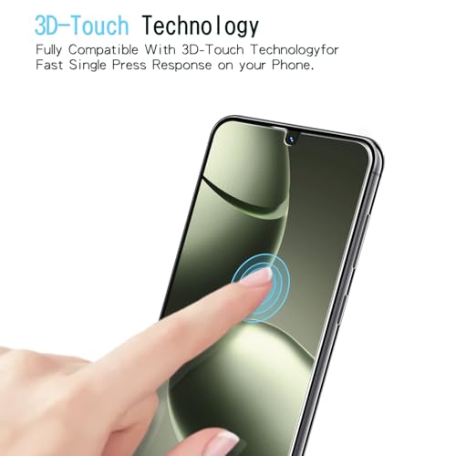 Image of KAREEN 2+2 Pack Screen Protector for Samsung Galaxy S25 Tempered Glass Film with Camera Lens Protector, Fingerprint Unlock Support, Anti Scratch, Bubble Free, Case Friendly