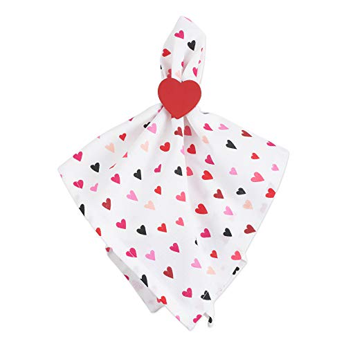DII Valentine's Day Collection, Napkin Set, 20x20, Confetti Hearts, 6 Piece miniatura 4