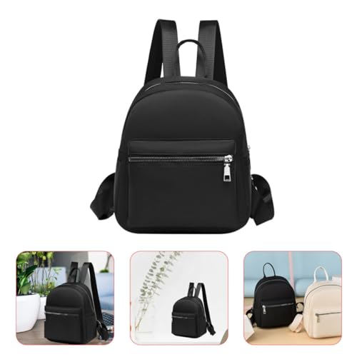 Mochila de tela oxford con correas ajustables doble uso estilo sencillo 7