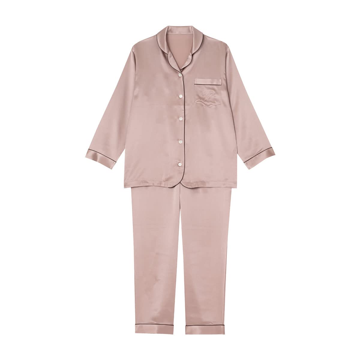 ワコール　睡眠科学　シルクサテンパジャマ Amazon | [睡眠科学] ワコール Wacoal レディース シルクサテン シャツ