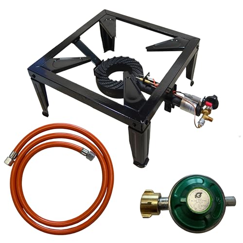 D/H 10,5 KW 4-Fuß Profi Gaskocher Hockerkocher Gas Kocher Campingkocher Outdoor