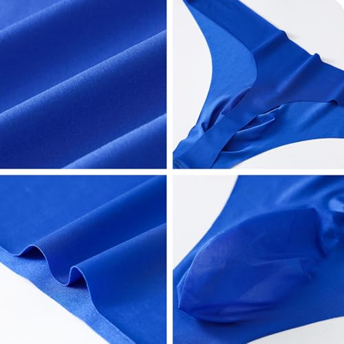 ONEFIT Men's Ice Silk Stretch Thong Ultra Thin Breathable Underwear with U Pouch Underpants4