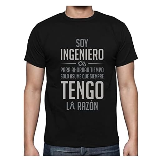 Green Turtle T-Shirts Camiseta para Hombre - Regalos para Ingenieros - Soy Ingeniero Asume Que Siempre Tengo la Razón XX-Large Negro