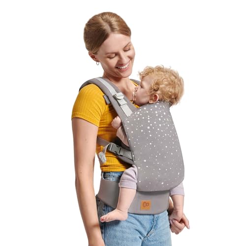 Variante de Kinderkraft mochilas portabebes NINO CONFETTI Gris