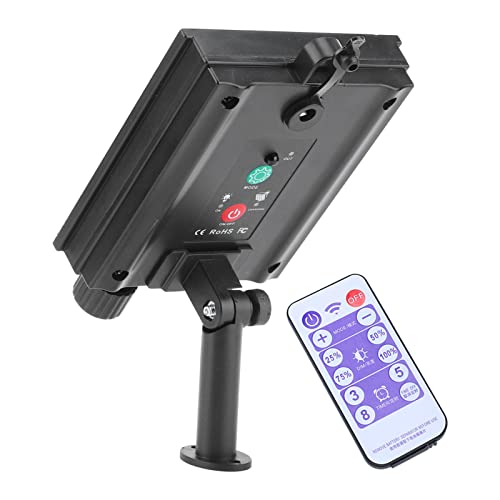 Luz Controlador de Cadena Solar, Remoto Control Caja de Lámpara Integrada Con Batería Solar, Placa de Accionamiento de Luminancia Ajustable A Prueba de Agua, para Led Al Aire Libre (Salida de 3V)