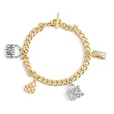 COACH Jewelry Women's Signature Handbag Charm Bracelet