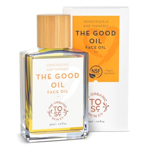 Turmeric Face Oil for Gua Sha - Women's Skin Brightening Serum with Organic Jojoba and Turmeric Oil for Face, Dark Spots, Fine Lines, & Wrinkles - Sensitive Organic Beauty Facial Moisturizer (30mL)