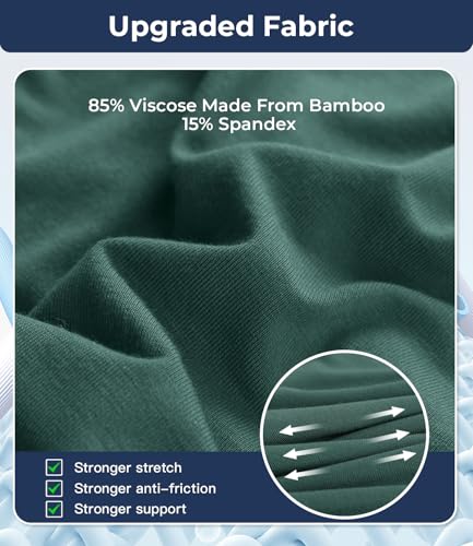 Image of BAMBOO COOL Mens Underwear Trunks for Man Soft Waistband Open-fly Support Briefs(3 or 4 pack)