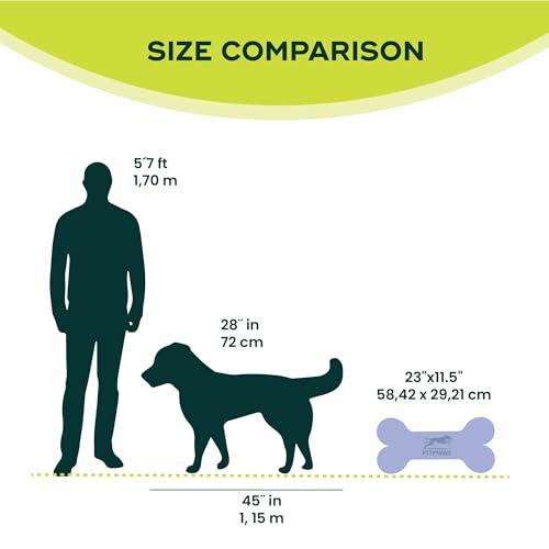 image for FitPAWS® K9FITbone® - Regular, Blue | Dog Balance Training Platform 