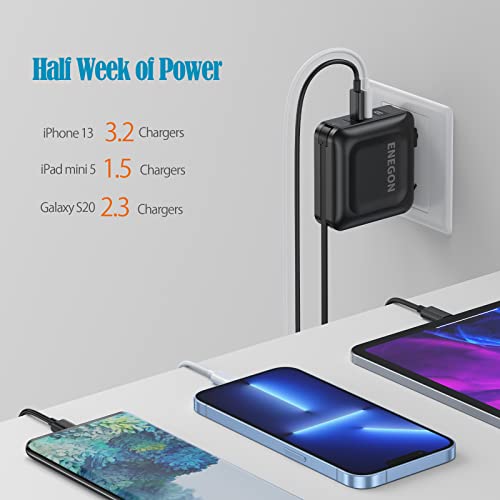 Enegon 1 Hybrid Fast Portable Charger (15000Mah) Plus 2 Pack Of 10000Mah Power Bank #TOP2