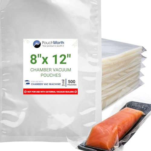 PouchWorth 500 pcs Clear 8