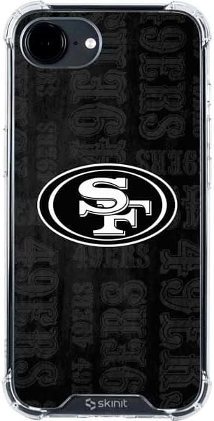 Skinit Clear Phone Case Compatible with iPhone 16e - Officially Licensed NFL San Francisco 49ers Design