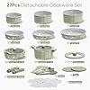 The Ultimate Guide to Stainless Steel Cookware 9 CAROTE 27pcs Ceramic Cookware Set Nonstick, Pots and Pans Set Non Stick, Non Toxic Cookware Detachable Handles, Dishwasher/Oven Safe, RV/Camping Cookware, Pan and Pot with Kitchen Utensils, Green #2