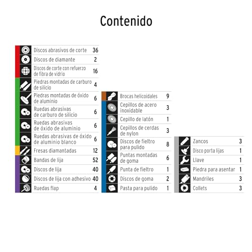 Accesorios para mototool Truper 11 accesorios para mototool truper marca TRUPER (2)