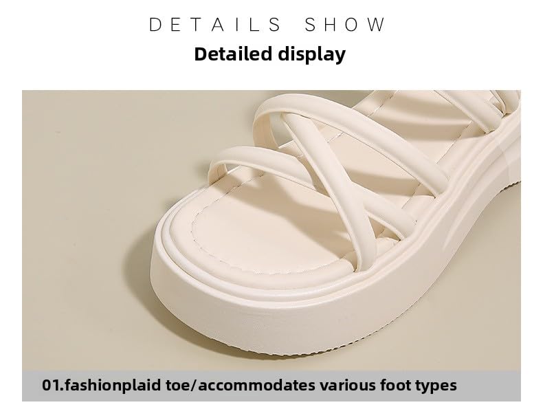 Wear-resistant and lightweight,Thick-bottomed cool slippers for women 2025 summer new muffin bottom open-toed sandals fashion beach slippers for women wholesale2