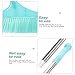 Healeved Brooms Heavy Duty Long Handled Sweeper Broom for Indoor Outdoor Cleaning