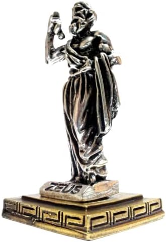 Iconsgr Zeus King of the Gods Miniature Statue, Mythology Figurine image 5