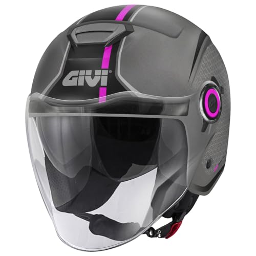 Taglia S GIVI casco jet 12.5 grigio H125FTHTP56 taglia S
